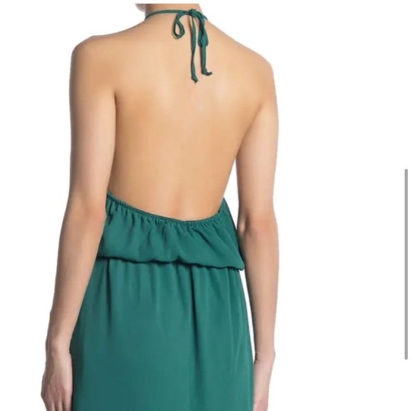 Show Me Your Mumu Heather Halter Maxi Dress - XXS - Elegant Green - Picture 4 of 10